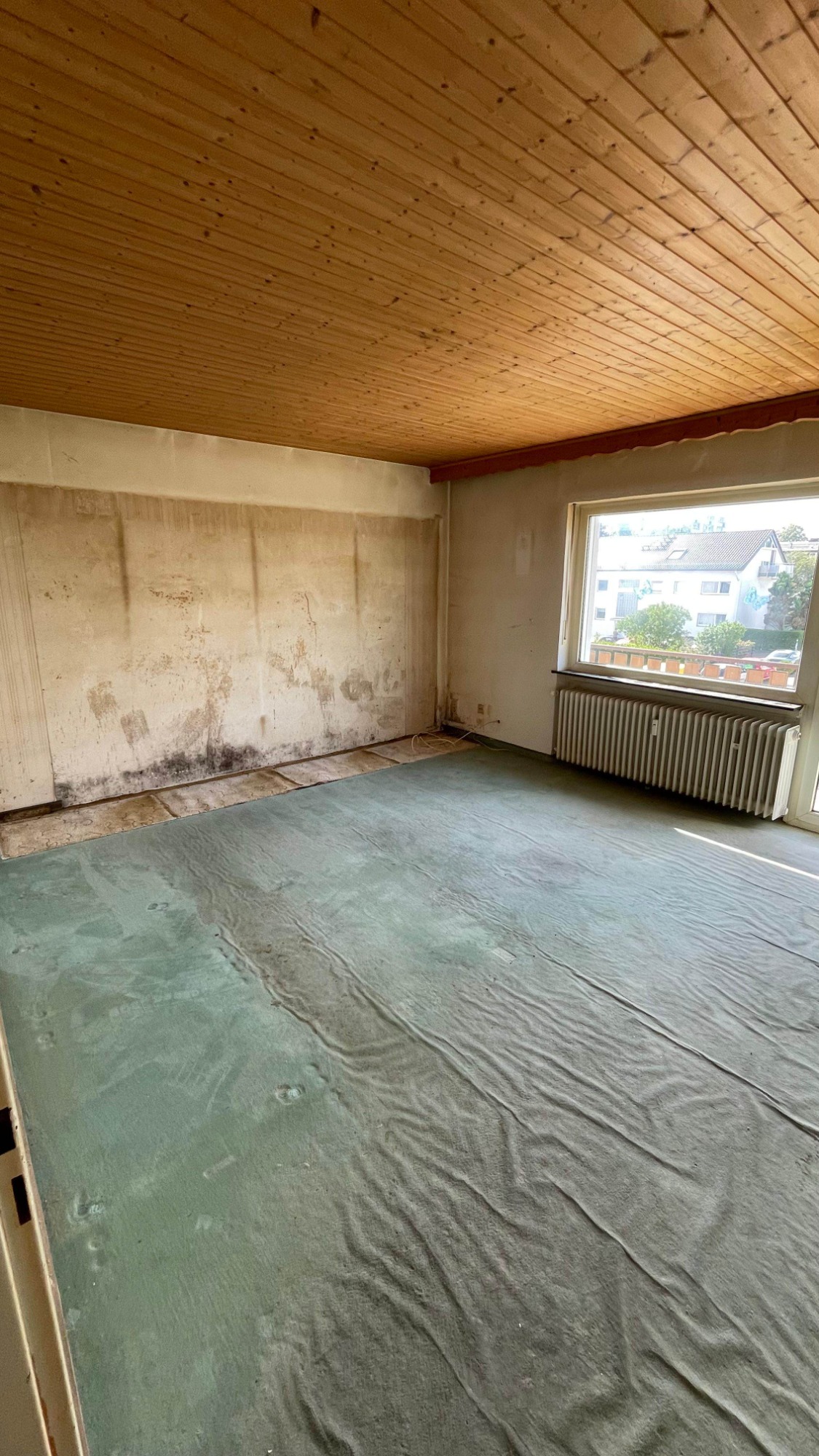 Geräumter Raum nach dem Einsatz