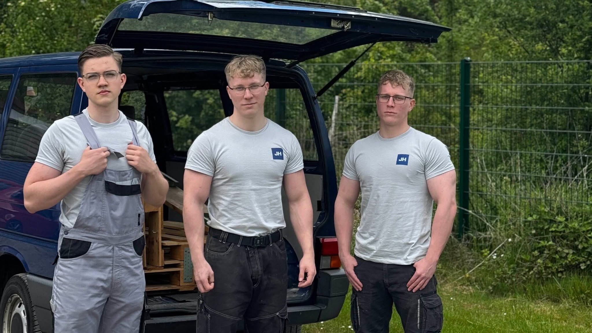Das Team von Jones & Hein bei einem Einsatz